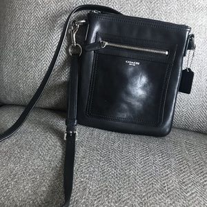 Black Coach crossbody bag